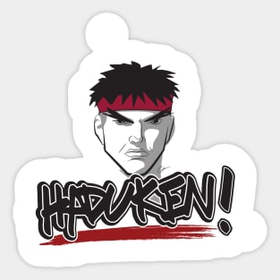 RYU: HADUKEN! Sticker